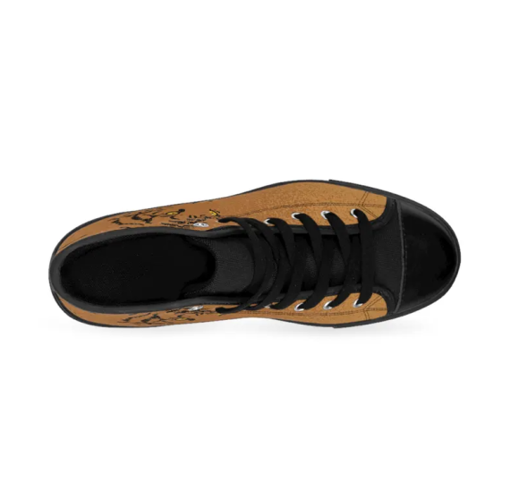 Stylish Tiger Head Print High Tops